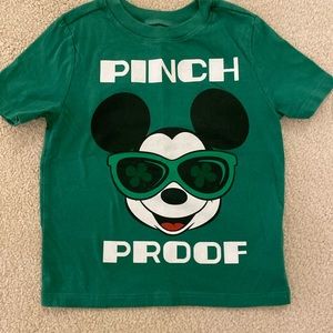 Old Navy Mickey St. Patrick’s Day Shamrocks T-shirt 3T